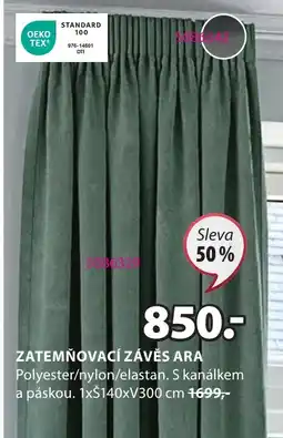 JYSK ZATEMŇOVACÍ ZÁVĚS ARA nabídka