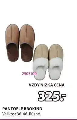 JYSK PANTOFLE BROKIND nabídka