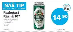 Konzum Radegast Rázná 10° nabídka