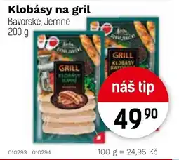 Klobásy na gril