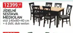 Baumax JÍDELNÍ SESTAVA MEDIOLAN nabídka