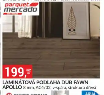 Baumax LAMINÁTOVÁ PODLAHA DUB FAWN APOLLO nabídka