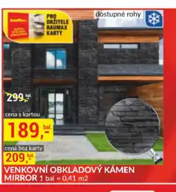 Baumax VENKOVNÍ OBKLADOVÝ KÁMEN MIRROR nabídka