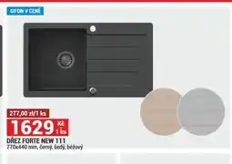 DŘEZ FORTE NEW 111
