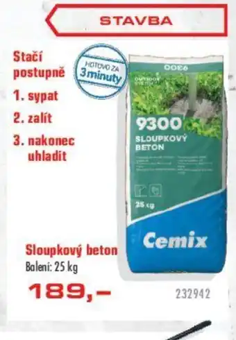 Uni Hobby SLOUPKOVÝ BETON nabídka