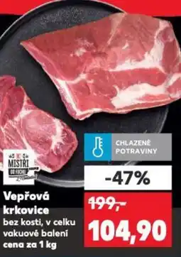 Kaufland Vepřová krkovice nabídka