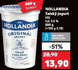 Kaufland HOLLANDIA Selský jogurt nabídka