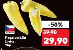 Kaufland Paprika bílá nabídka