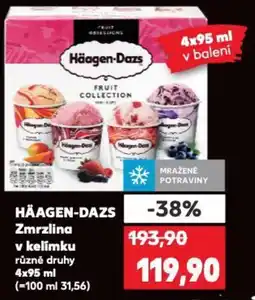 Kaufland HÄAGEN-DAZS Zmrzlina v kelímku nabídka