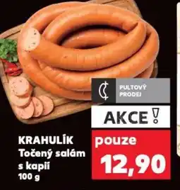 Kaufland KRAHULIK Točený salám s kapii nabídka