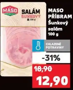 Kaufland MASO PŘÍBRAM Šunkový salám nabídka
