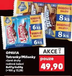 Kaufland OPAVIA Tatranky/Miňonky nabídka