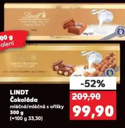 Kaufland LINDT Čokoláda nabídka