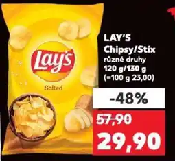 Kaufland LAY'S Chipsy/Stix nabídka