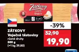 Kaufland ZÁTKOVY Vaječné těstoviny nabídka