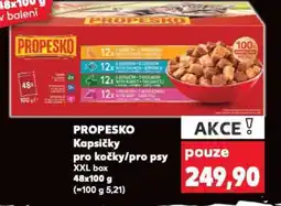 Kaufland PROPESKO Kapsičky pro kočky/pro psy nabídka
