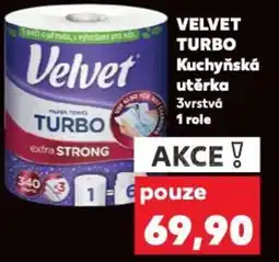 Kaufland VELVET TURBO Kuchyňská utěrka nabídka