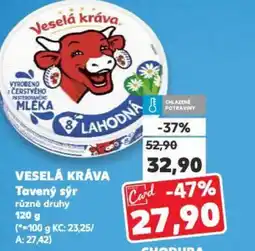 Kaufland VESELÁ KRÁVA Tavený sýr nabídka