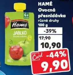 Kaufland HAMÉ Ovocná přesnídávka nabídka