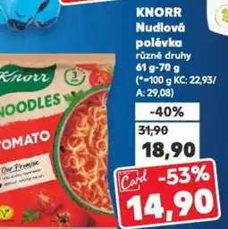 Kaufland KNORR Nudlová polévka nabídka