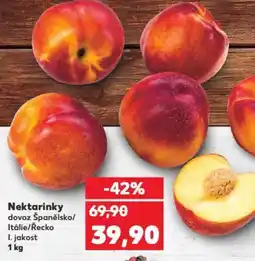 Kaufland Nektarinky nabídka