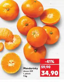 Kaufland Mandarinky nabídka