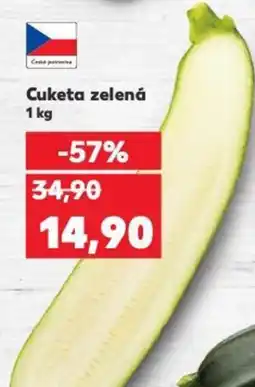 Kaufland Cuketa zelená nabídka
