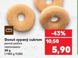 Kaufland Donut sypaný cukrem nabídka