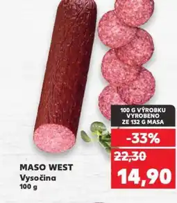 Kaufland MASO WEST Vysočina nabídka