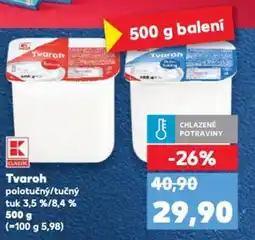 Kaufland Tvaroh nabídka