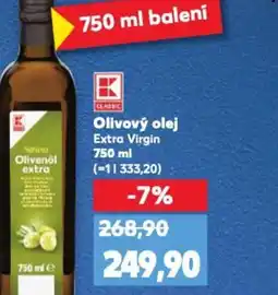 Kaufland Olivový olej Extra Virgin 750 ml nabídka