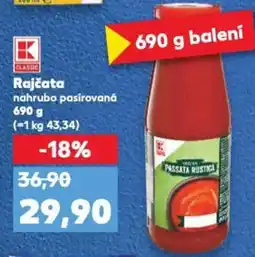 Kaufland Rajčata nabídka
