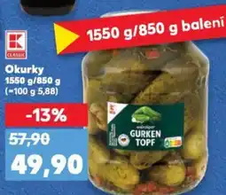 Kaufland Okurky nabídka