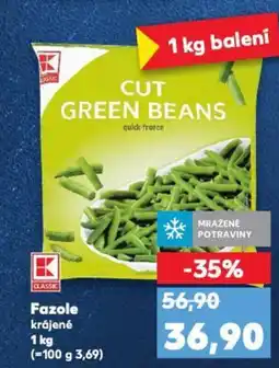 Kaufland Fazole krájené nabídka