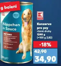 Kaufland Konzerva pro psy nabídka