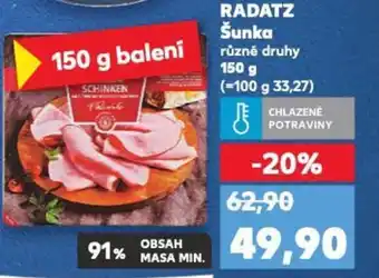 Kaufland RADATZ Šunka nabídka