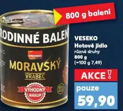 Kaufland VESEKO Hotové jídlo nabídka