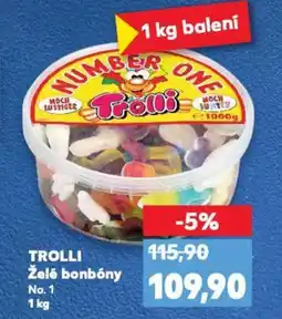Kaufland TROLLI Želé bonbóny nabídka