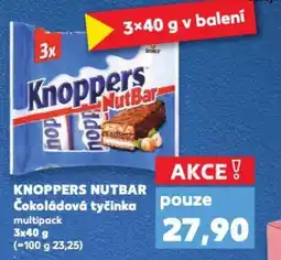 Kaufland KNOPPERS NUTBAR Čokoládová tyčinka nabídka