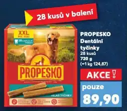 Kaufland PROPESKO Dentální tyčinky nabídka