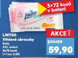 Kaufland LINTEO Vlhčené ubrousky nabídka