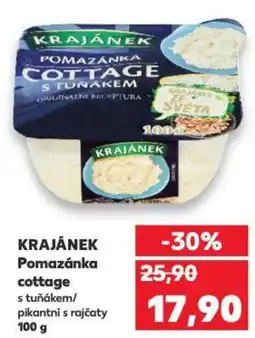 Kaufland KRAJÁNEK Pomazánka cottage nabídka