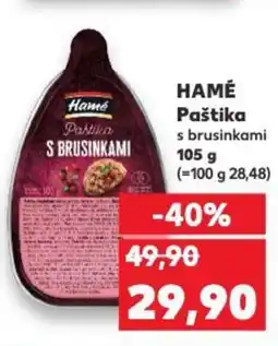 Kaufland HAMÉ Paštika nabídka