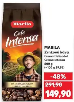 Kaufland MARILA Zrnková káva nabídka