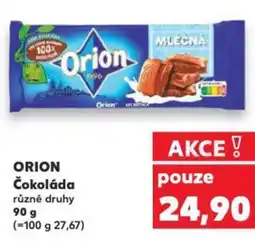 Kaufland ORION Čokoláda nabídka