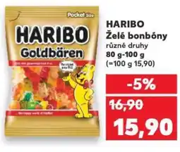 Kaufland HARIBO želé bonbóny nabídka