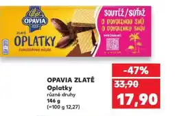 Kaufland OPAVIA ZLATÉ Oplatky nabídka