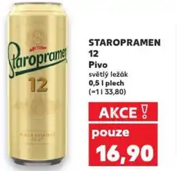 Kaufland STAROPRAMEN 12 Pivo 0.5L nabídka
