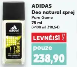 Kaufland ADIDAS Deo natural sprej nabídka