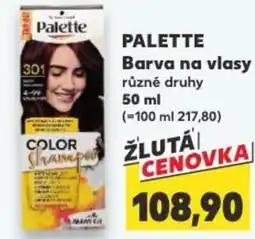 Kaufland PALETTE Barva na vlasy nabídka